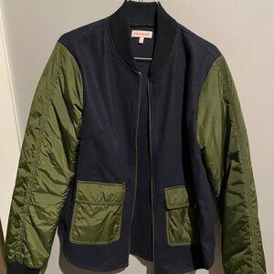 re:named navy/army green women's jacket--Warm and cozy